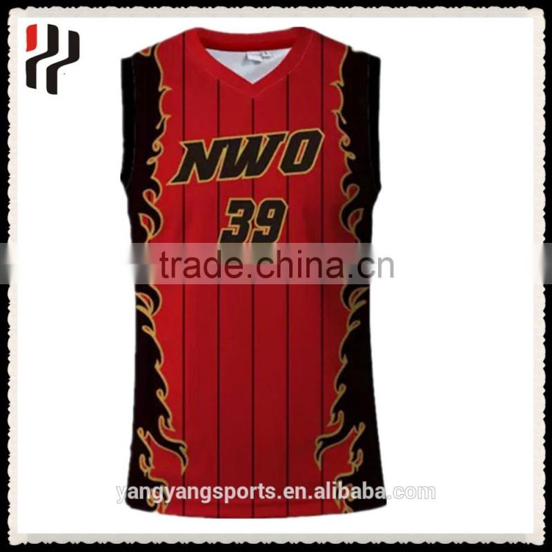 China custom designs logo used basketball uniforms