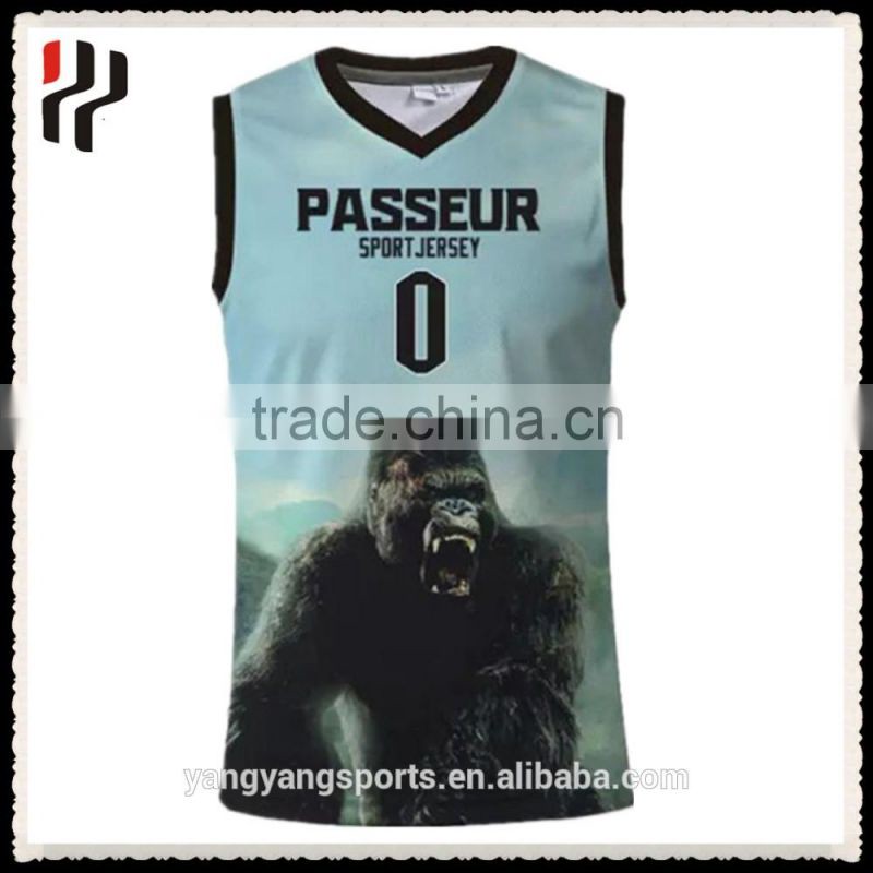 Wholessale custom high quality blank team basketball jerseys