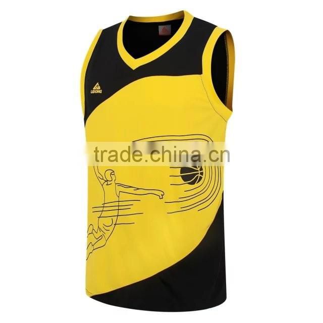 2017 custom comfortable fitness sports cheap new model basketball uniform