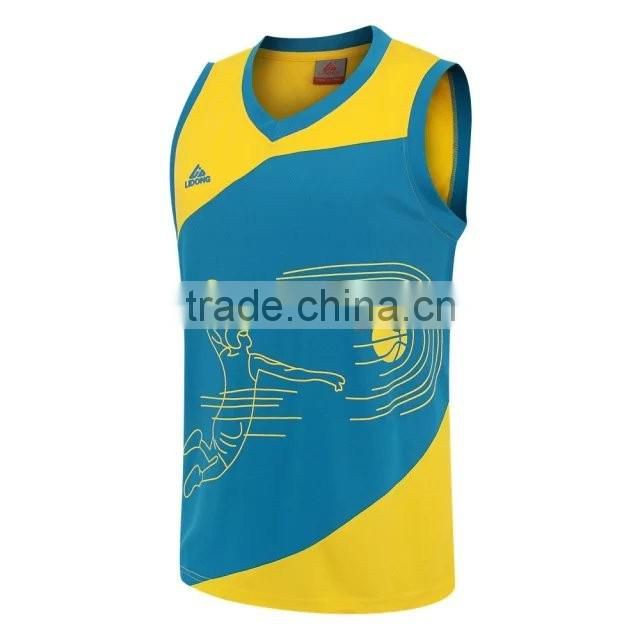 2017 custom comfortable fitness sports cheap new model basketball uniform