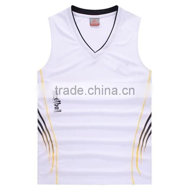 Wholesale 100% Polyester basketball jersey reversible basketball uniform design for men
