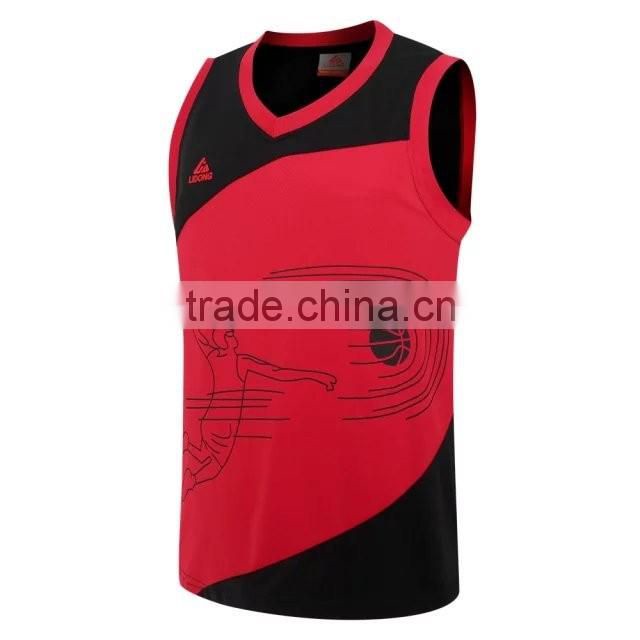 2017 custom comfortable fitness sports cheap new model basketball uniform