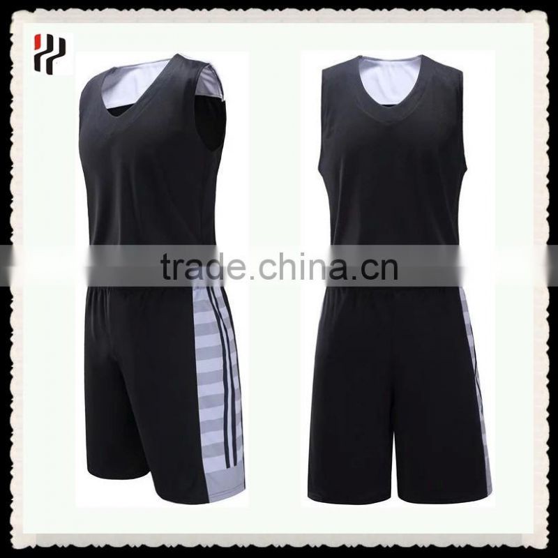 Custom design team reversible basketball jersey set with sublimation printing