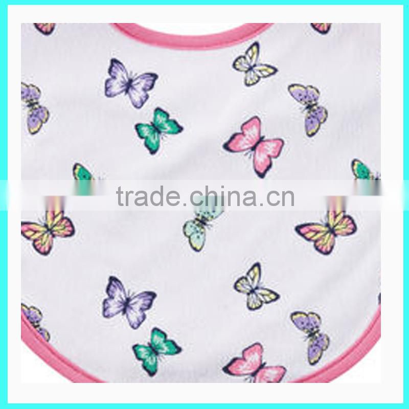 OEM Butterfly Print Teething Bibs for Girls carter's teething bib