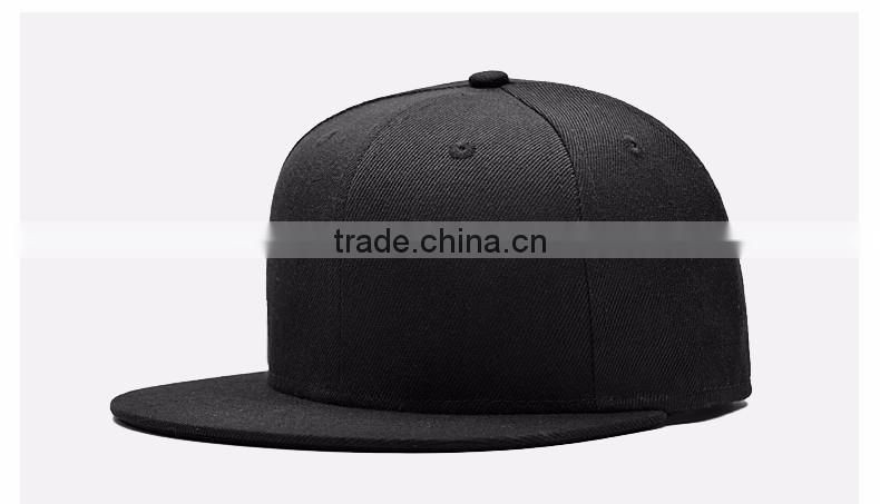 Custom logo high quality new design wholesale cheap 100% acrylic hat custom blank snapback cap