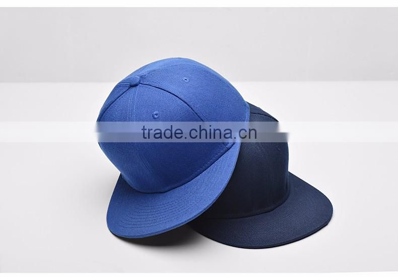 Custom logo high quality new design wholesale cheap 100% acrylic hat custom blank snapback cap