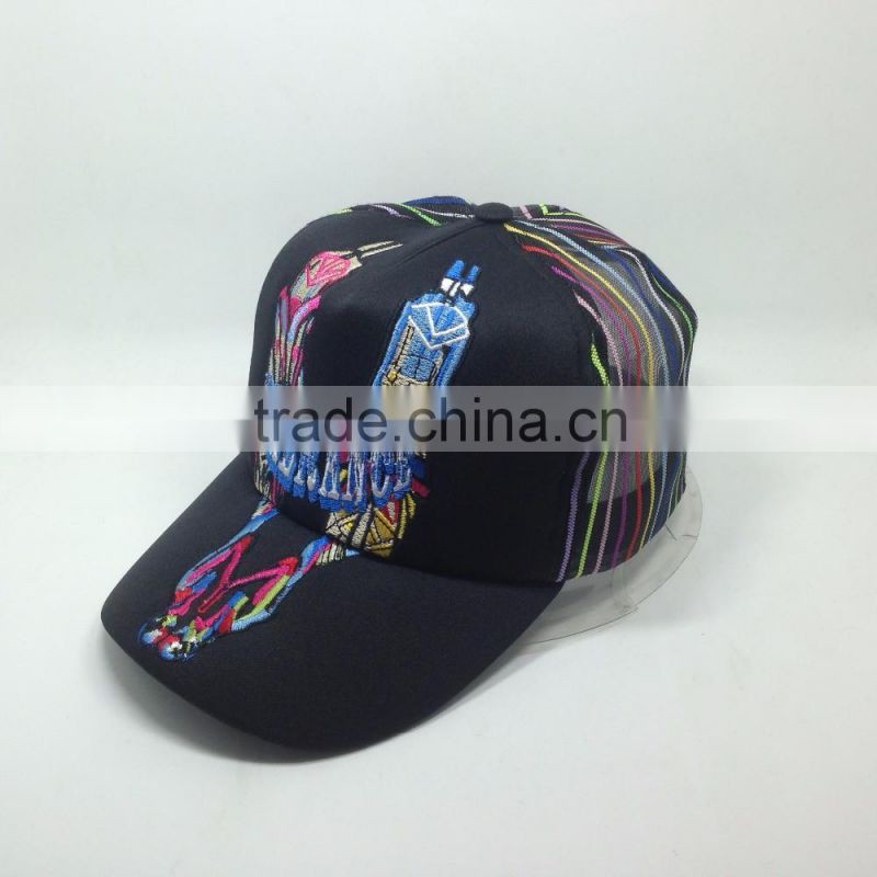 Black sports hats custom trucker mesh baseball caps