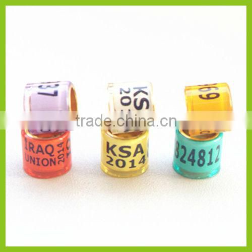 Hot Sale High Quality Pet Foot Tags For Birds Rings