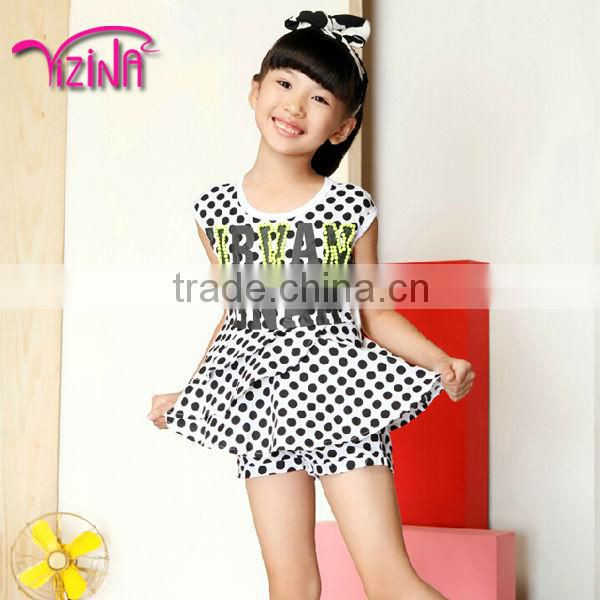 Lovely fashion 3-5 year old girl tartan dress