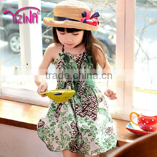 Beautiful cotton children girl western latin dance dress