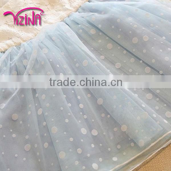 Last design little princess modern girl puffy dress