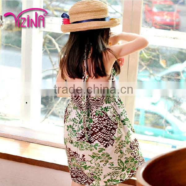 Beautiful cotton children girl western latin dance dress