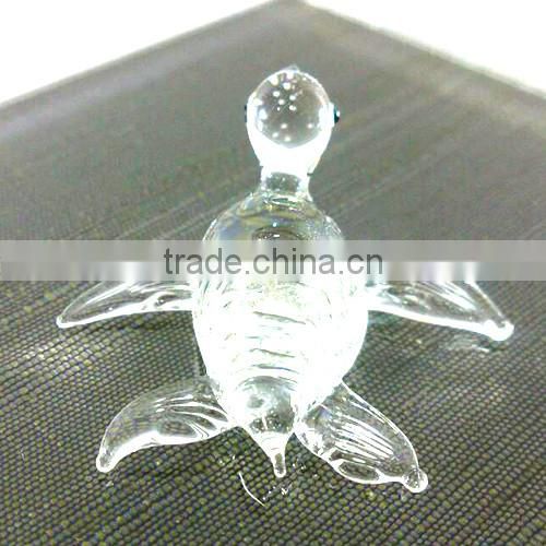 Tiny Crystal Squid / Octopus Hand Blown Clear Glass Art Figurines Home Decor / Ocean Sea Collection
