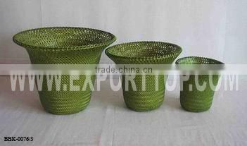 Beautiful Bamboo Basket From Vietnam (email: July@etopvietnam.com)