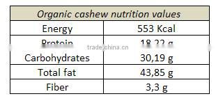 First Grade Organic Cashew