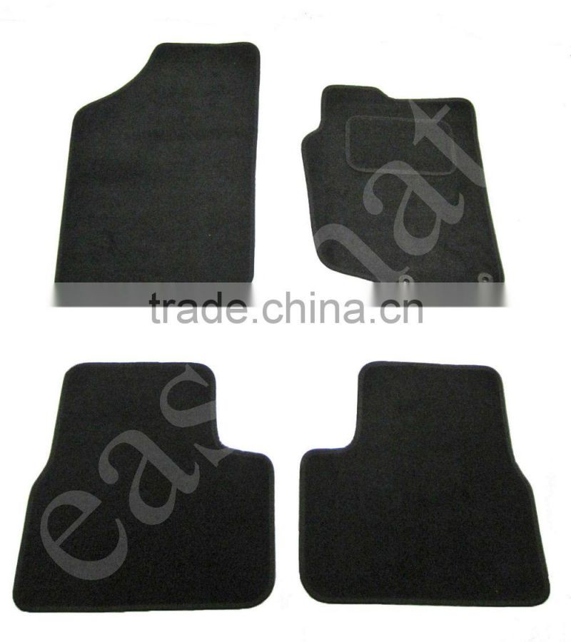 Car Mat For Peugeot 207 Deluxe Tailored Carpet Car Floor Mat 2006 onwards Black 4pcs