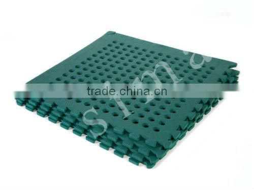 EVA Green Mat with holes, Home Garden Shed Utility Green Drainage Mats