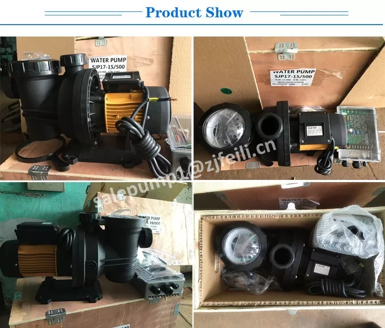 solar powered surface swimming pool pump system