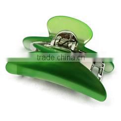 blue acrylic silver hair jaw claw