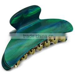 blue acrylic claw clip