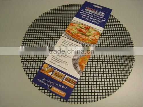 ptfe fiberglass non stick reusable cake tin liner,34*34CM MAT