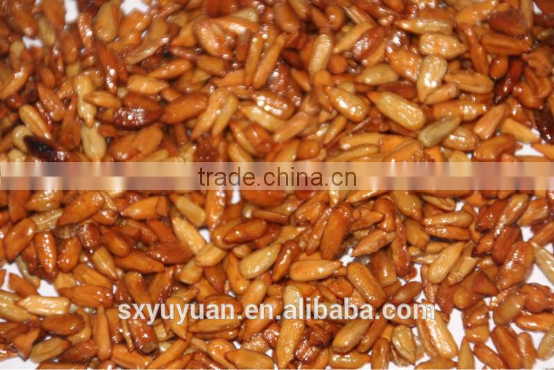 Caramelized sunflower seeds