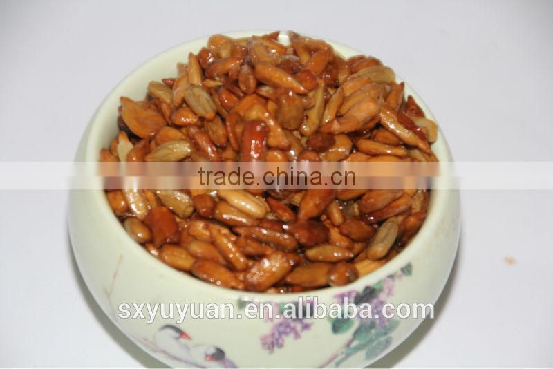 Caramelized sunflower seeds