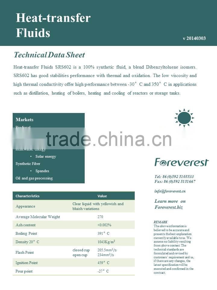 Thermal Fluid | Marlotherm SH | Dibenzyltoluene | Solar heater | Foreverest