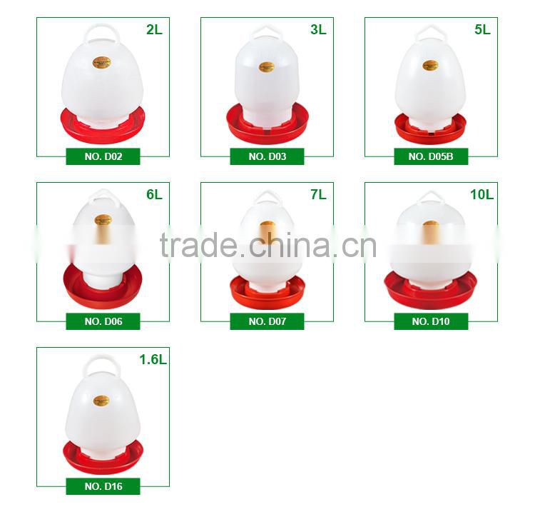 New design plastic poultry chick drinker