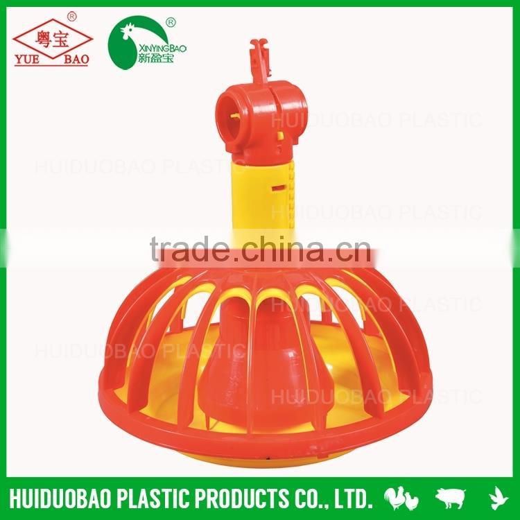 Plastic automatic chicken pan feeder