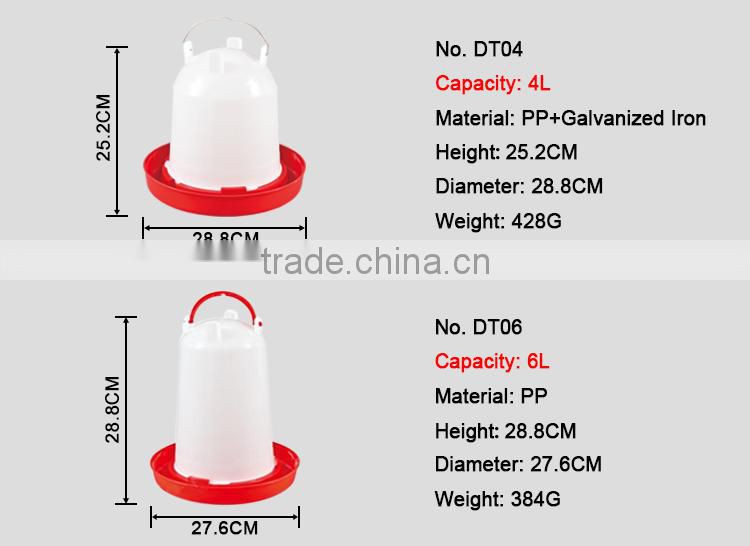 New design plastic poultry chick drinker