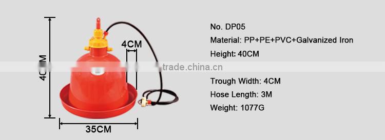 Automatic poultry farming drinking system for chickens