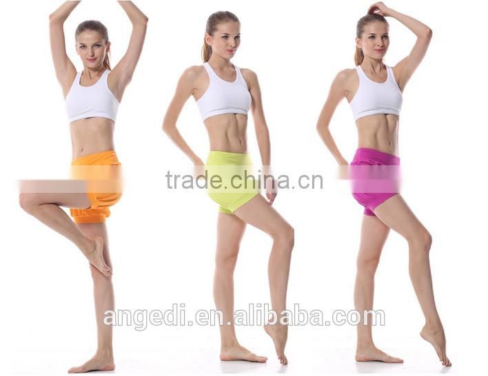 Bright colors women wholesale cotton yoga pants dry fit and skinny