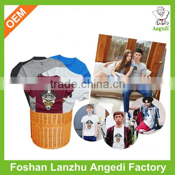 High Quality Blank T Shirt China OEM crew Neck plain single Jersey T Shirts for men