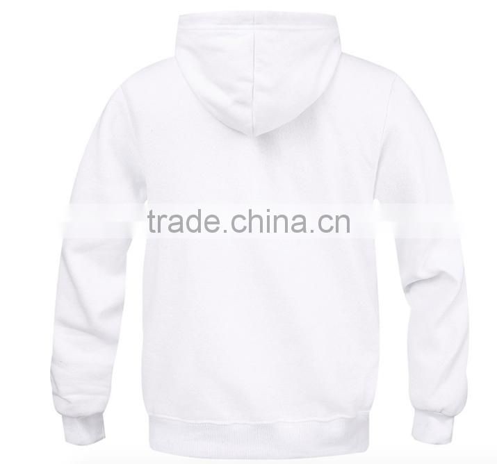 Custom winter men's printed fleece pullover hoodies in casual fashion sport wear