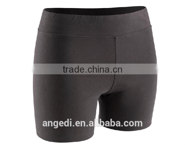 Custom cotton Dry fit lady gyms yoga pants skinny athletic shorts