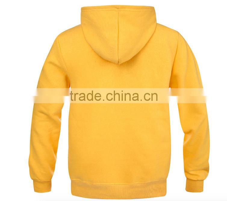 Custom winter men's printed fleece pullover hoodies in casual fashion sport wear