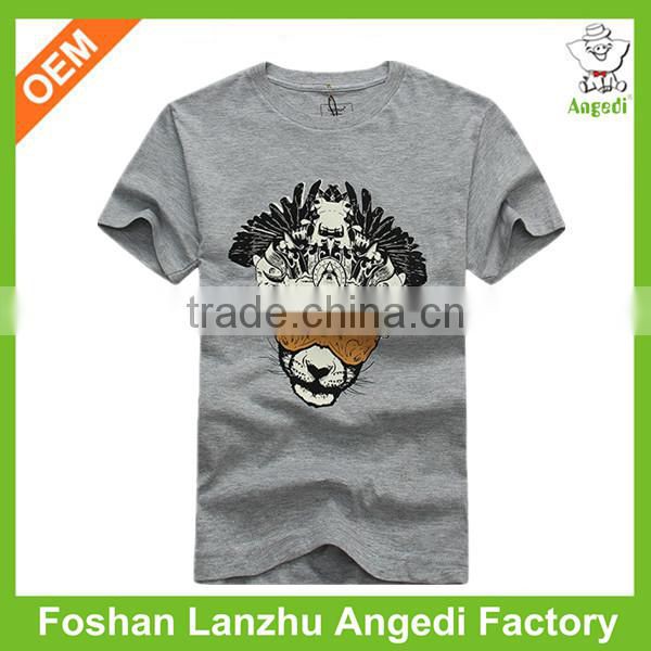 High Quality Blank T Shirt China OEM crew Neck plain single Jersey T Shirts for men