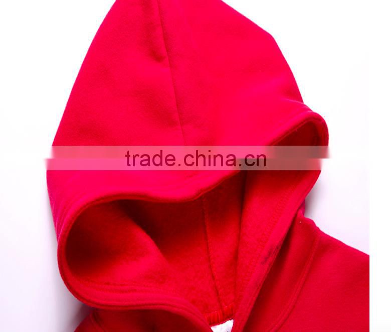 Custom winter men's printed fleece pullover hoodies in casual fashion sport wear