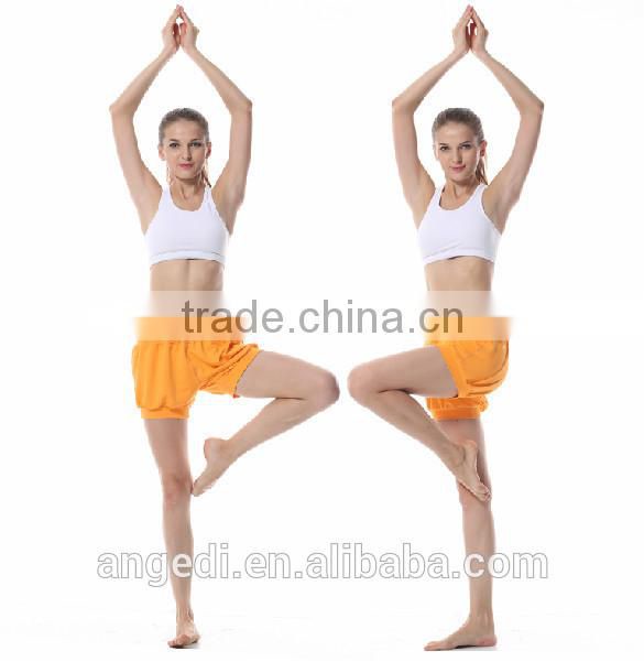 Bright colors women wholesale cotton yoga pants dry fit and skinny