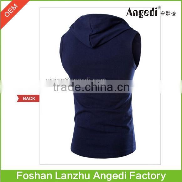 2016 Summer Fashion Tank Tops Men V-Neck Bodybuilding Sleeveless hoodies Casual Fit Slim stretchy tight muscle tops