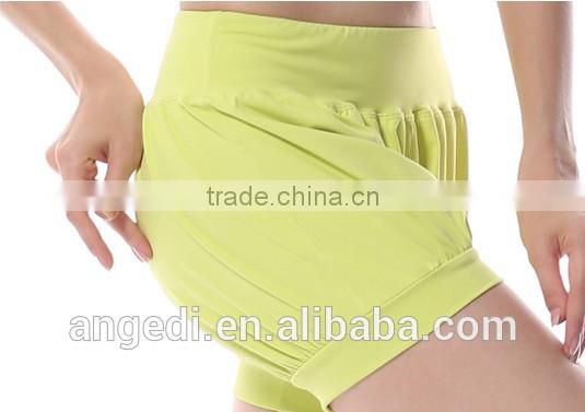 Bright colors women wholesale cotton yoga pants dry fit and skinny