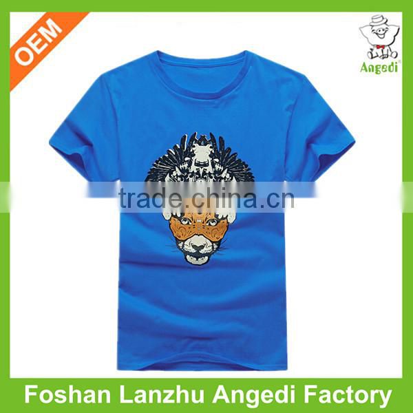 High Quality Blank T Shirt China OEM crew Neck plain single Jersey T Shirts for men