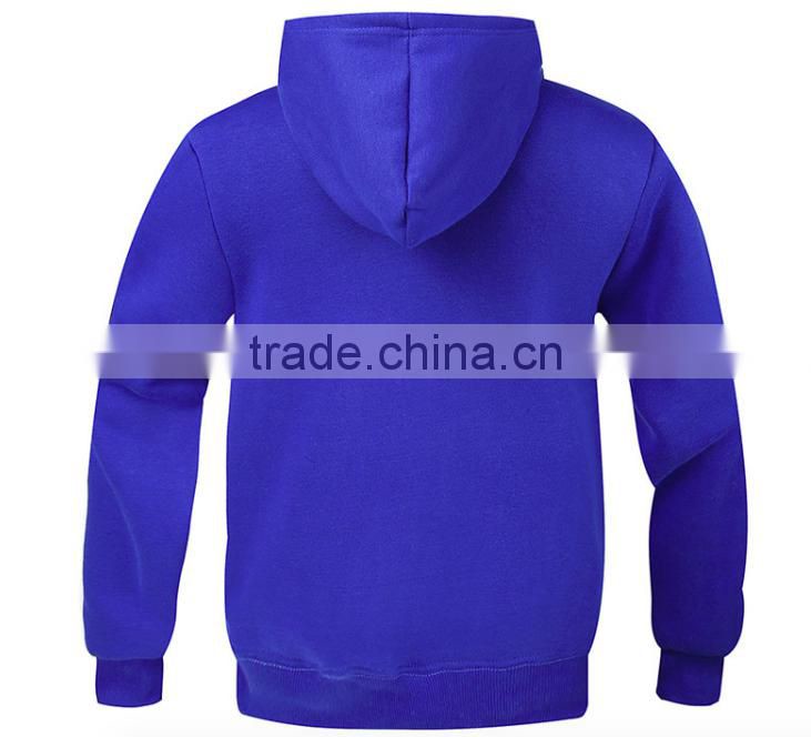 Custom winter men's printed fleece pullover hoodies in casual fashion sport wear