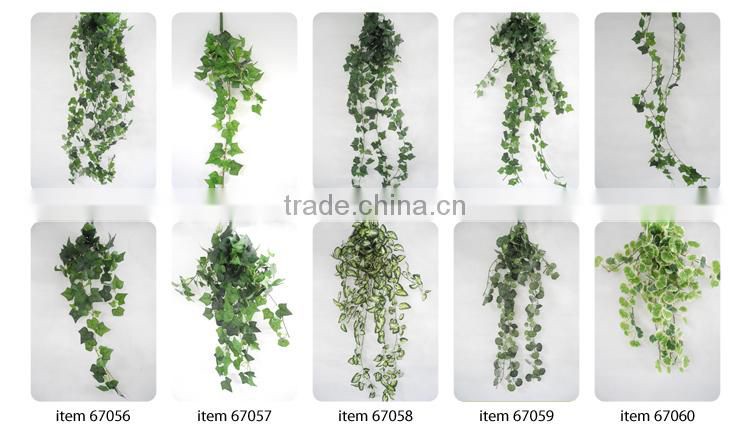 50CM Ivy artificial green leaves making wall hanging green vine