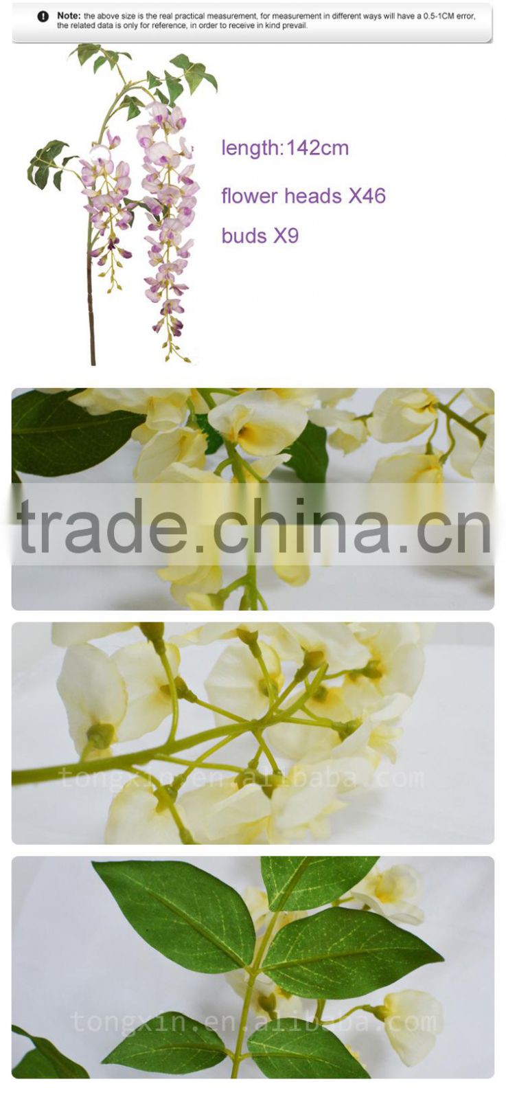long indoor design wistaria flowers hot selling wholesale flowers