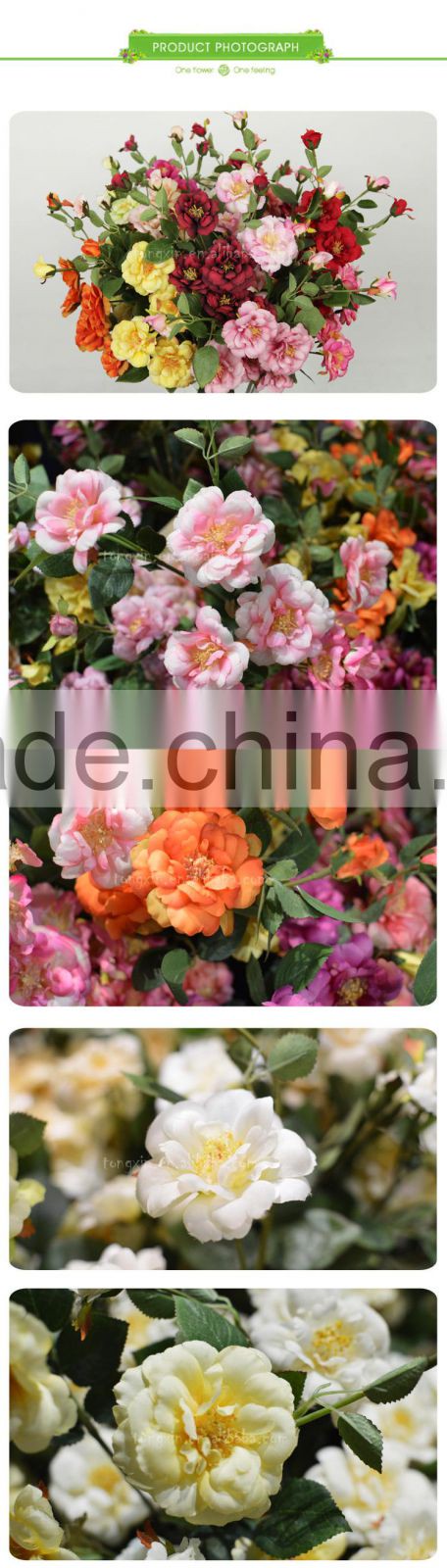 artificial rose for decoration sell in Europe