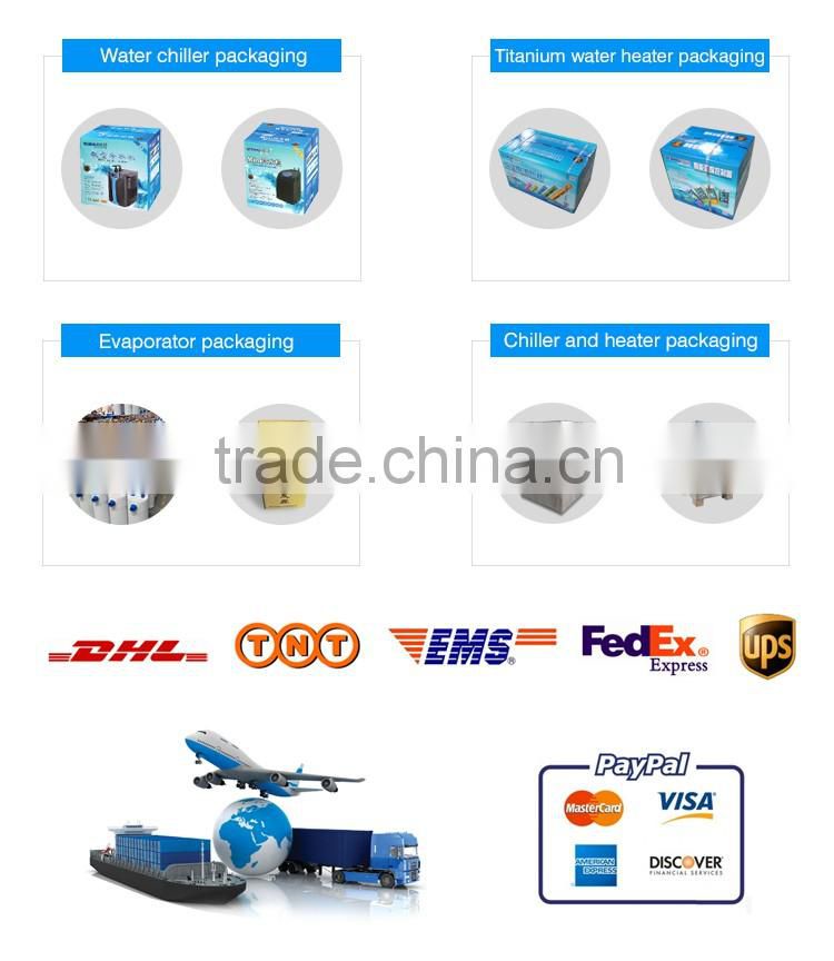 3HP WN-1BN3BNTitanium aquarium heat pump for 3000liters