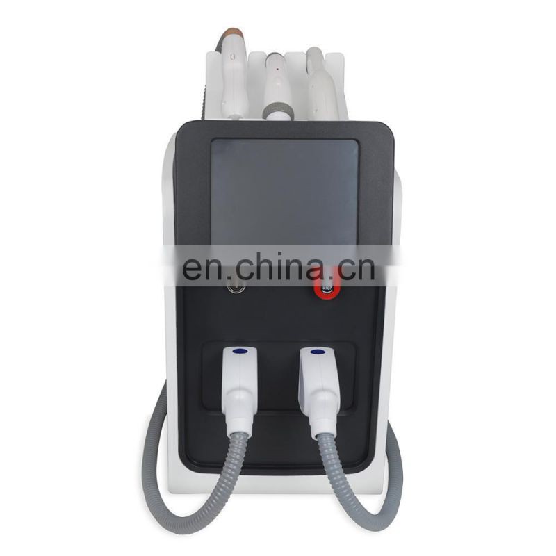 Multifunctional 3 in 1 RF Elight Laser Hair Removal Machine Portable Nd Yag Laser OPT SHR Hair Remover Machine