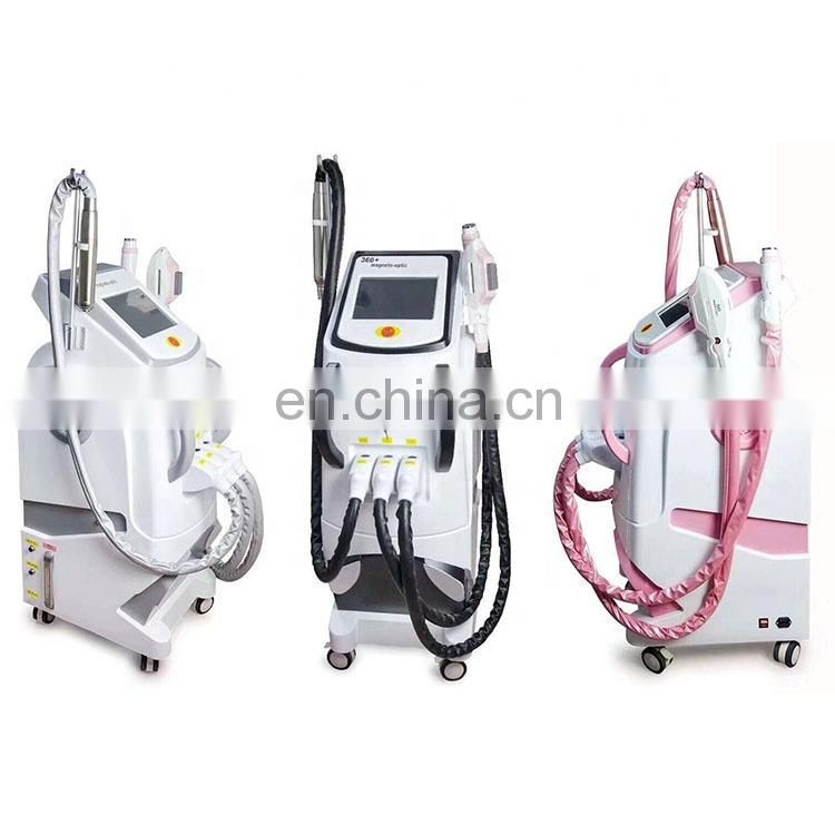 3 In 1 Multifunction Elight Shr IPL OPT +Alexandrite 755nm Picosecond Laser + RF Laser Hair Rremoval/ 360 Magneto Optical System
